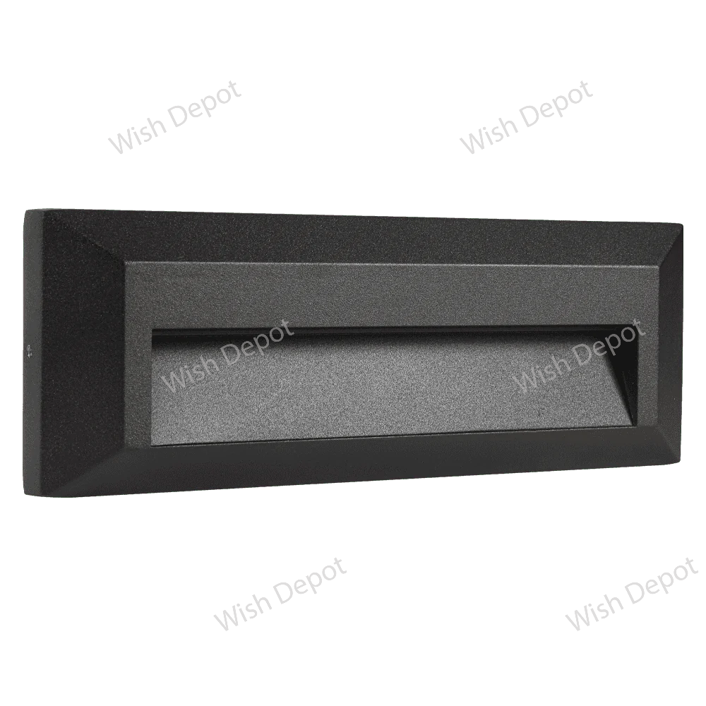 STA04 8W Low Voltage Cast Aluminum Rectangular Surface Mount LED Step or Deck Light