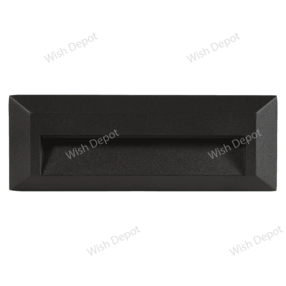 STA04 8W Low Voltage Cast Aluminum Rectangular Surface Mount LED Step or Deck Light