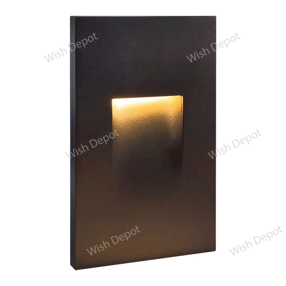 STA06 3.5W Rectangular Waterproof Vertical LED Stair Step Light Wall Lighting Fixture