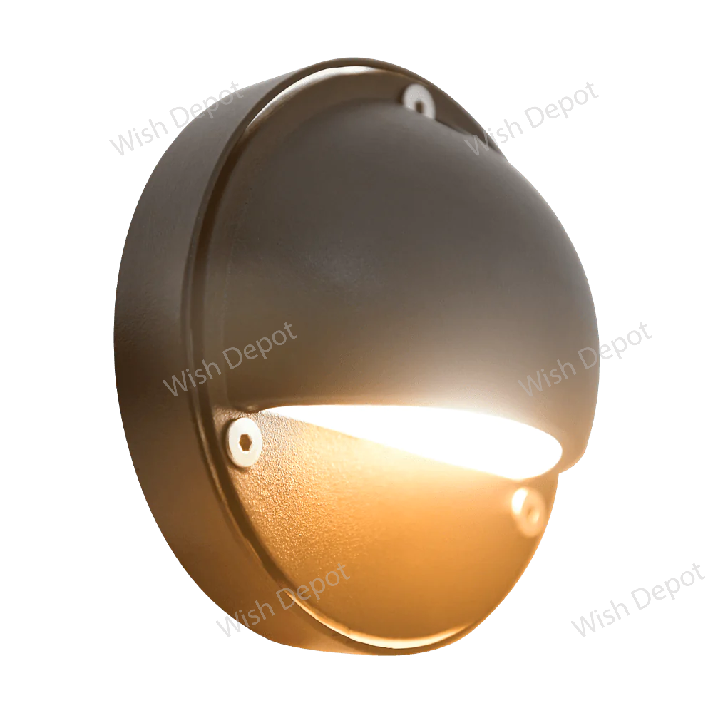 STA09 LED Round Aluminum Deck Light Surface Mount Low Voltage Landscape Lighting