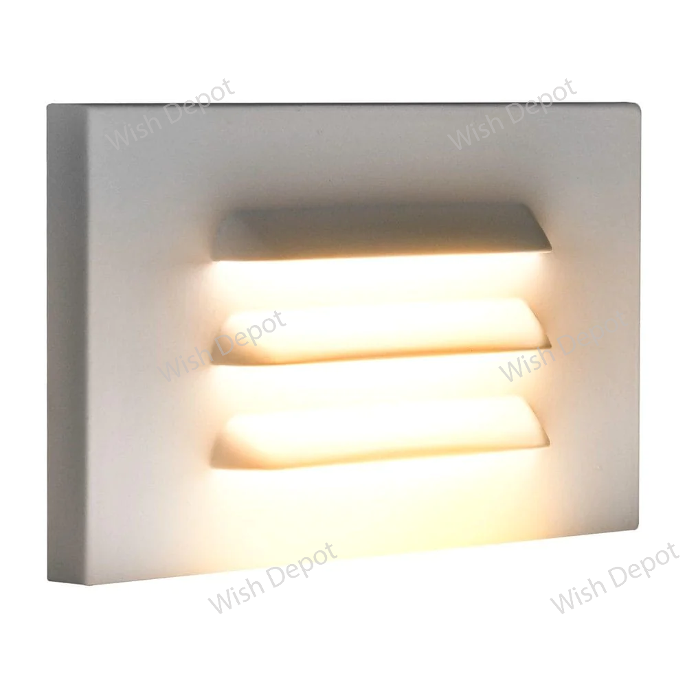 STA11 3.5W Rectangular Waterproof Horizontal LED Step Light Wall Lighting Fixture