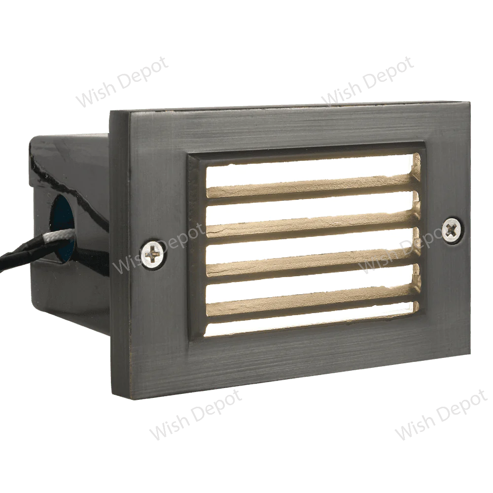 STB02 Louver Horizontal Waterproof LED Brick Lights Edge Step Lighting