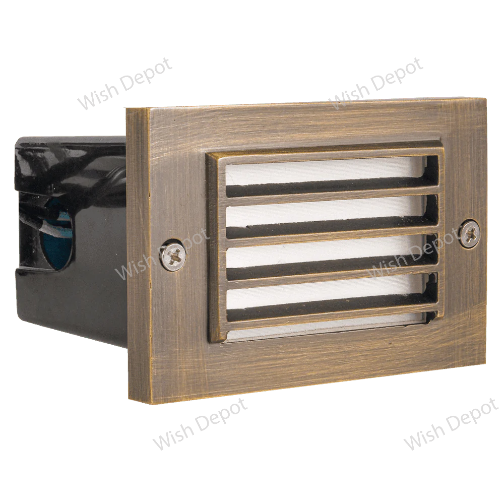 STB02 Louver Horizontal Waterproof LED Brick Lights Edge Step Lighting