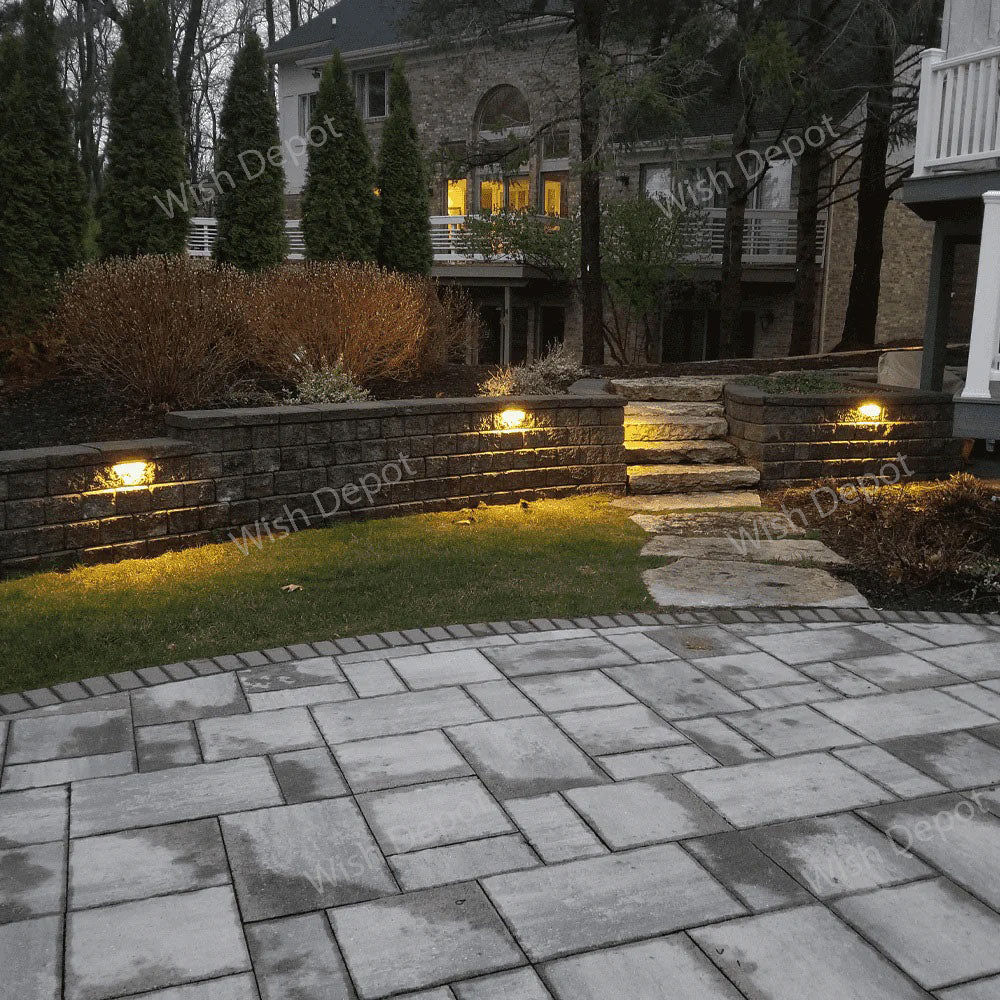 STB01 1W Small Low Voltage Hardscape Paver Light Retaining Wall LED Step Lighting