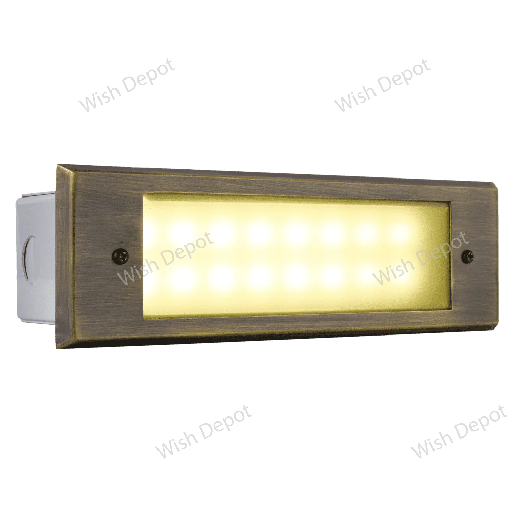 STB10 3W LED Indoor Outdoor Horizontal Step Light Low Voltage Lighting