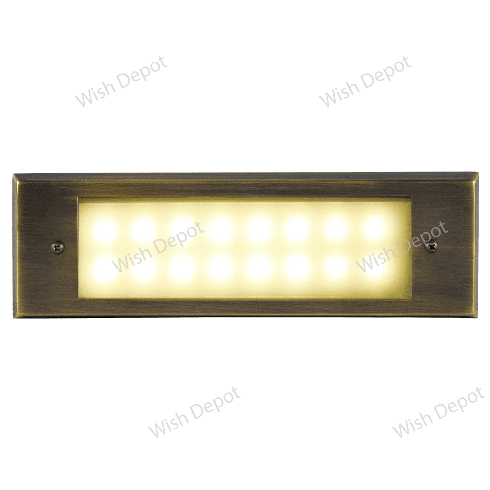 STB10 3W LED Indoor Outdoor Horizontal Step Light Low Voltage Lighting