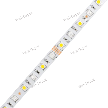 Strip Light RGBW 5050 4.5W/ft DC24V Low Voltage LED Indoor IP20 UL SMD Tape Light