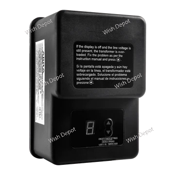 Transformer TS200 200W AC 120V Step Down Low Voltage Transformer with Digital Timer IP65 Waterproof