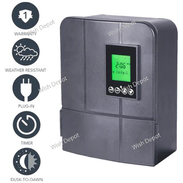 TSP300 300 Watt Low Voltage Transformer with Digital Timer and Photocell