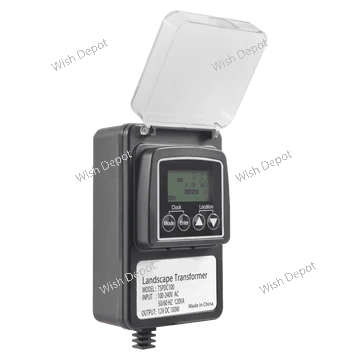 TSPDC100 DC 100W Digital 12V Low Voltage Transformer with Photocell & Timer