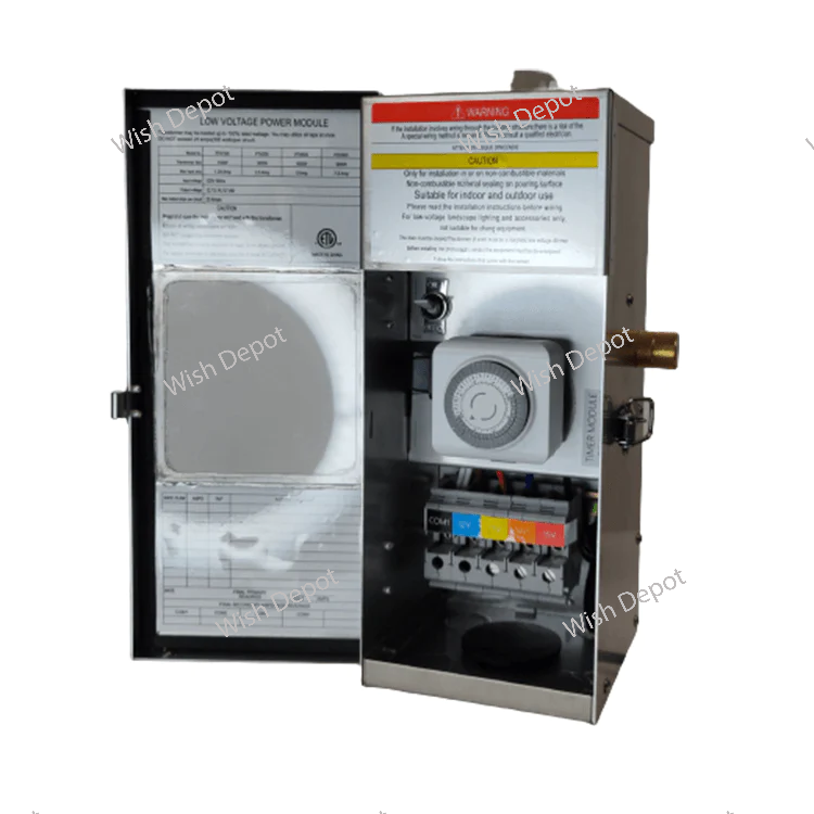 TSRPT300 300W Multi Tap Low Voltage Transformer with Photocell and Manual Dial Timer IP65 Waterproof