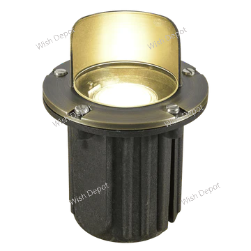 UNB03 Cast Brass Low Voltage Shielded LED In-ground Well Light IP65 Waterproof