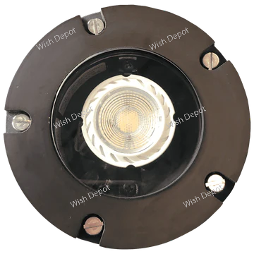 UNB04 Cast Brass Low Voltage Round LED In-Ground Well Light IP65 Waterproof