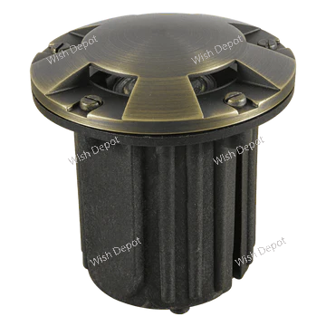 UNB07 4x/8x/12x Package Cast Brass Low Voltage Round Multi-Directional LED In-ground Well Light IP65 Waterproof 5W 3000K Bulb