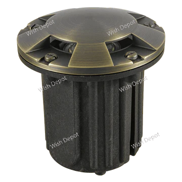 UNB07 Cast Brass Low Voltage Round Multi-Directional LED In-ground Well Light IP65 Waterproof