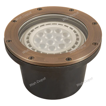 UNB08 Cast Brass Low Voltage Commercial PAR36 LED In-ground Well Light IP65 Waterproof