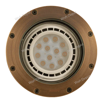 UNB08 Cast Brass Low Voltage Commercial PAR36 LED In-ground Well Light IP65 Waterproof