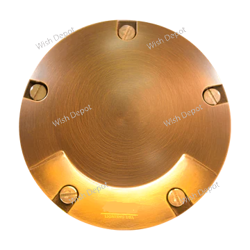 UNB09 Cast Brass Round Mono-Directional Low Voltage LED In-ground Light