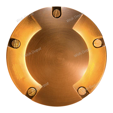 UNB10 Cast Brass Round Bi-Directional Low Voltage LED In-ground Well Light