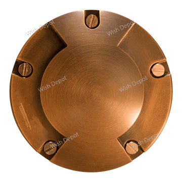 UNB10 Cast Brass Round Bi-Directional Low Voltage LED In-ground Well Light