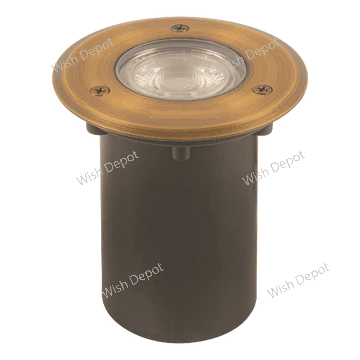 UNB12 Cast Brass Low Voltage Round LED In-ground Well Light IP65 Waterproof