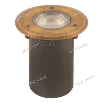 UNB12 4x/8x/12x Package Cast Brass Low Voltage Round LED In-ground Well Light IP65 Waterproof 5W 3000K Bulb