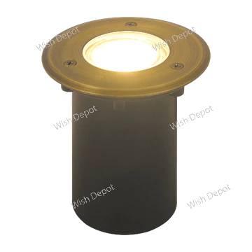 UNB12 4x/8x/12x Package Cast Brass Low Voltage Round LED In-ground Well Light IP65 Waterproof 5W 3000K Bulb