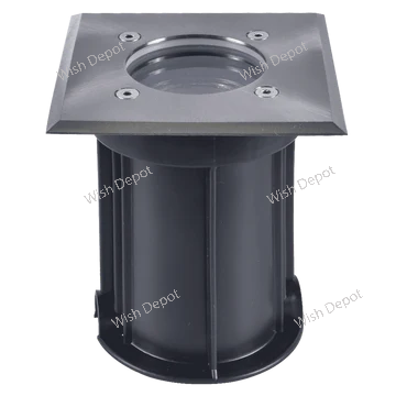 UNS01 Low Voltage LED In-Ground Well Light Square Stainless Steel Landscape Lighting Waterproof