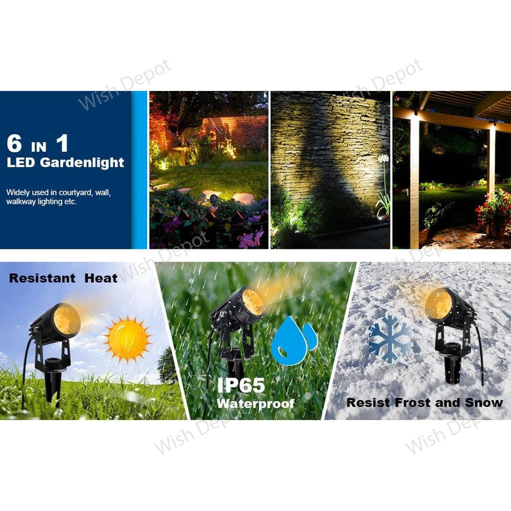 CD43 5W Waterproof LED Landscape Narrow Beam Directional Outdoor Spotlight