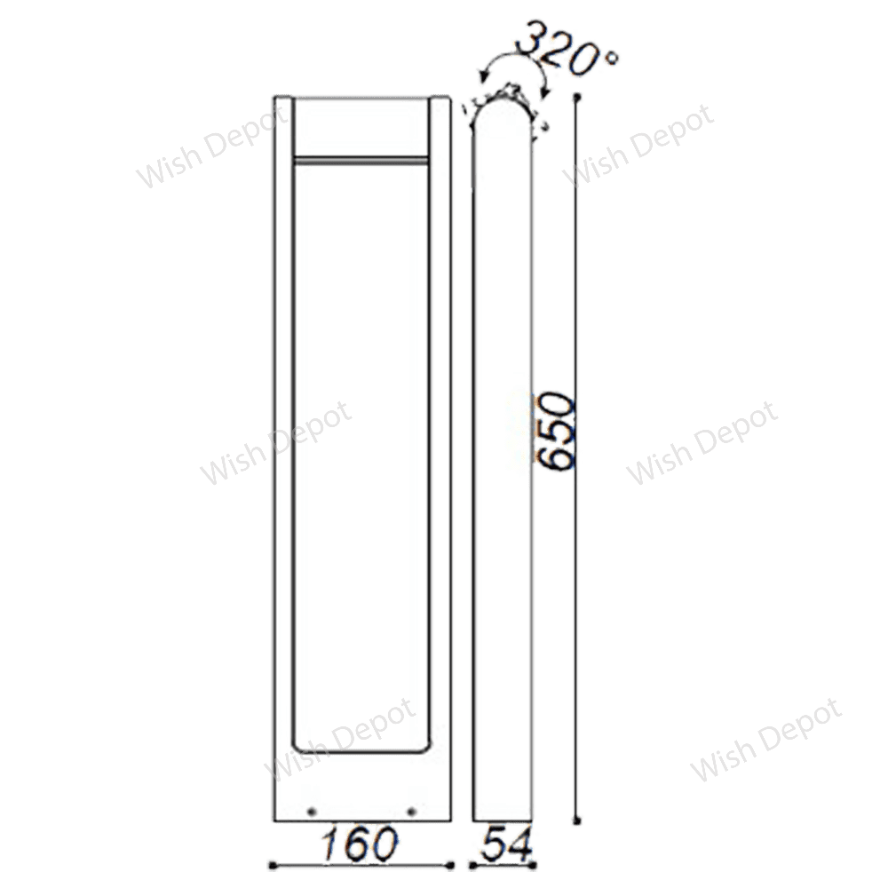 CDPA56 Cast Aluminum Path Light | 8W Integrated LED Low Voltage Landscape Light