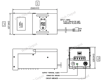 LUME-PRO Low Voltage Transformer Stainless Steel 300W with Digital Timer & Photocell Build-In