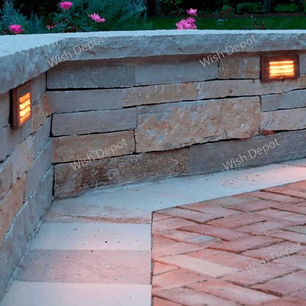 STB02 Louver Horizontal Waterproof LED Brick Lights Edge Step Lighting