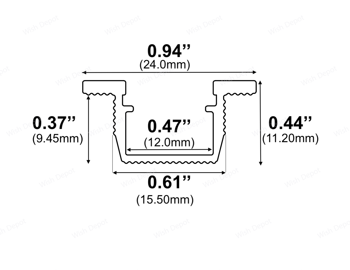 Recessed LED Channel-AL3