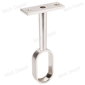 Wardrobe Rail Oval Centre Bracket Closet Rod Support Accessories