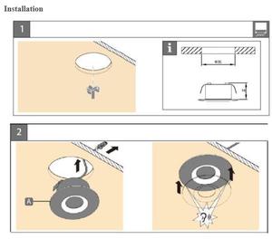 Flat Round Cabinet Light