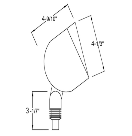 Brass LED Up Light 