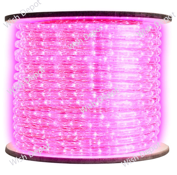 LED Low Voltage Rope Lights 50 FT Outdoor, Multi Color RGB, Pink, Purple, Red, Yellow, Blue, Green