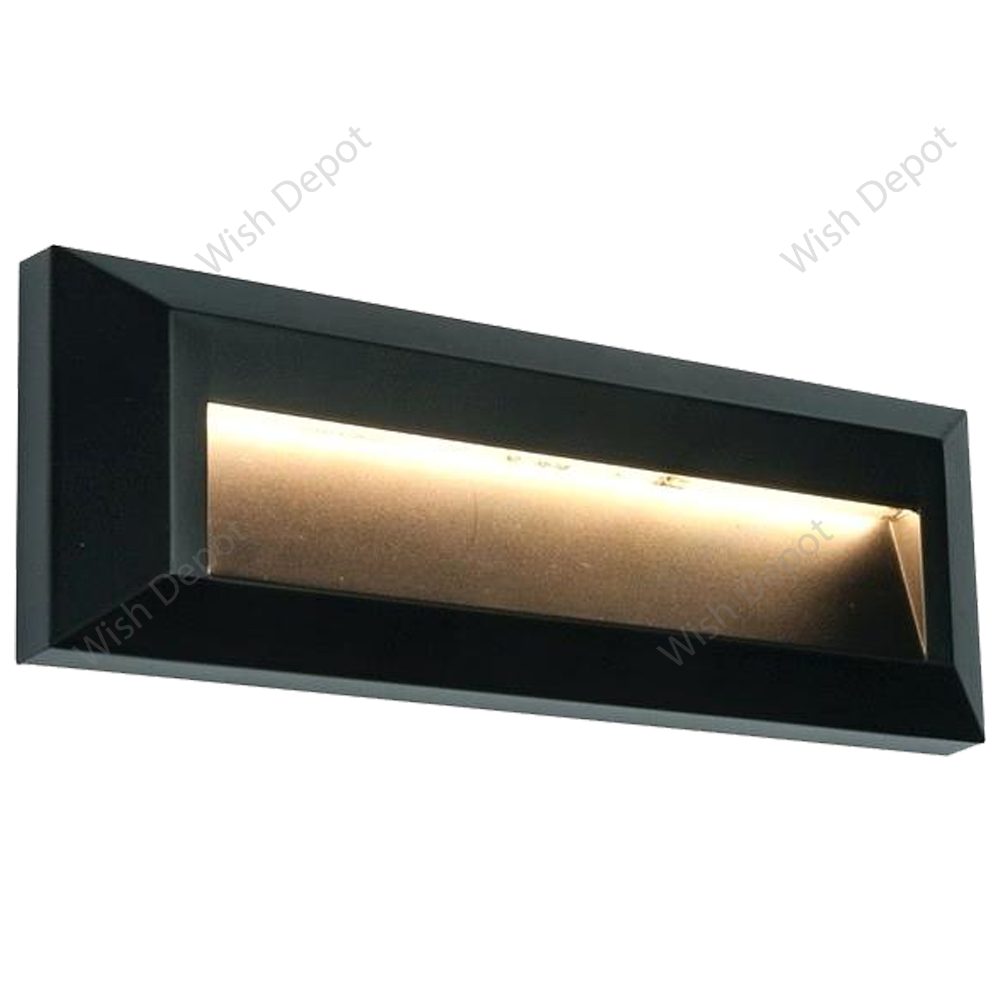 Low Voltage Cast Aluminum Rectangular Surface Mount LED Step or Deck Light