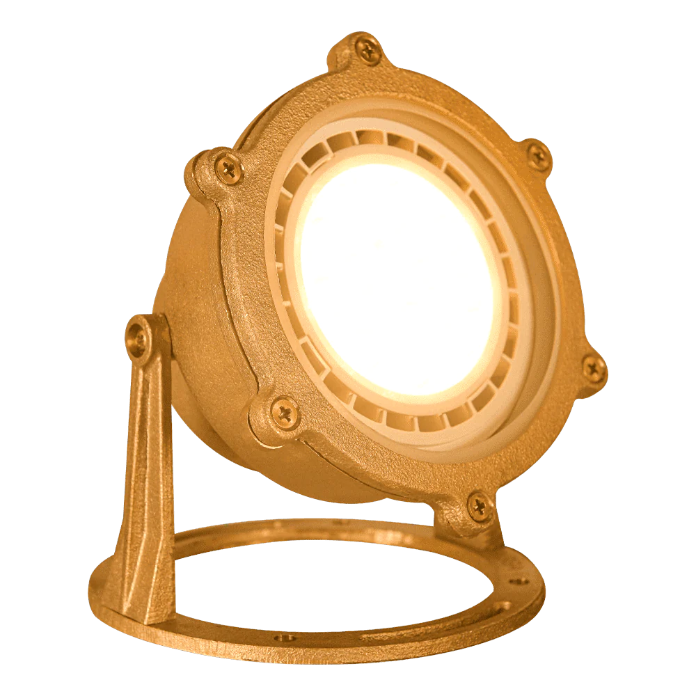 Cast Brass PAR36 LED Low Voltage Underwater Pond Light IP68 Waterproof